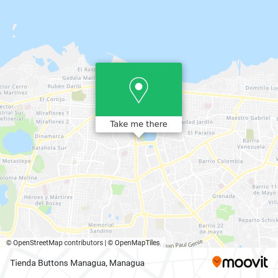 Tienda Buttons Managua map