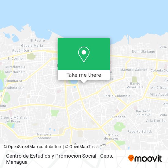 Centro de Estudios y Promocion Social - Ceps map
