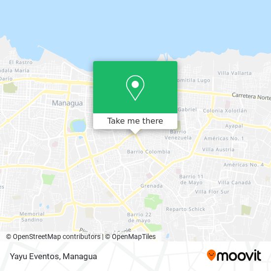 Yayu Eventos map