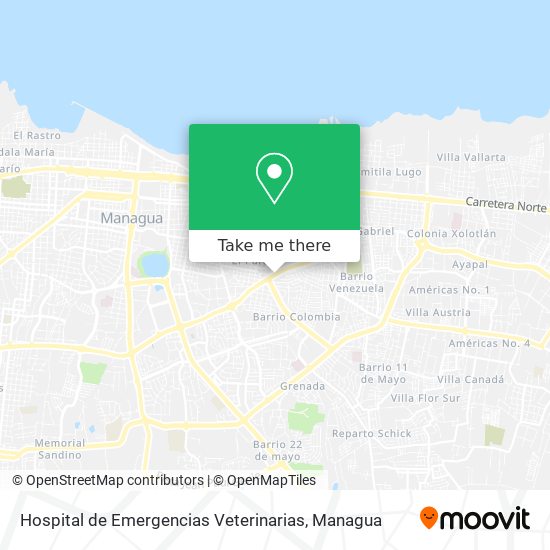 Hospital de Emergencias Veterinarias map