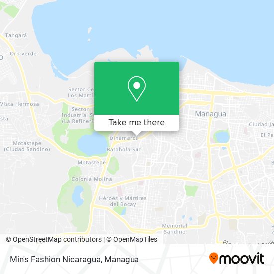 Mapa de Min's Fashion Nicaragua