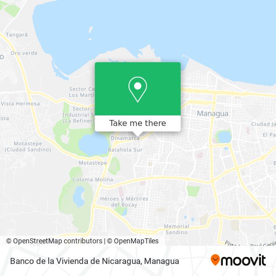 Banco de la Vivienda de Nicaragua map