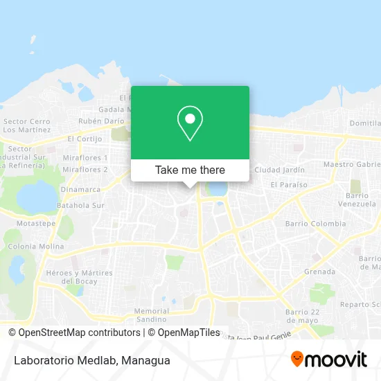 Laboratorio Medlab map