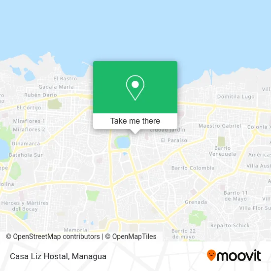 Mapa de Casa Liz Hostal