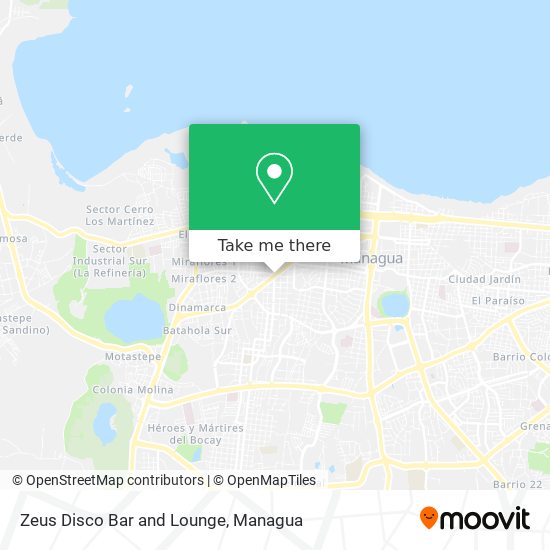 Zeus Disco Bar and Lounge map