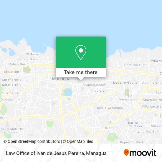 Law Office of Ivan de Jesus Pereira map
