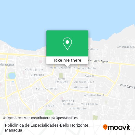 Policlinica de Especialidades-Bello Horizonte map