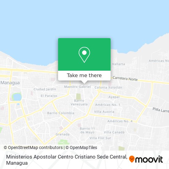 Ministerios Apostolar Centro Cristiano Sede Central map