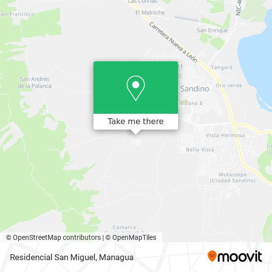 Residencial San Miguel map