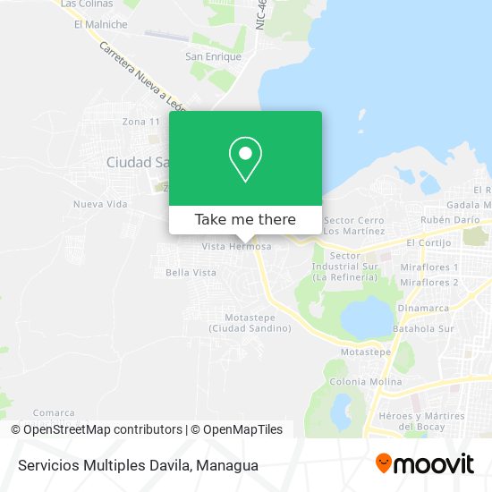 Mapa de Servicios Multiples Davila