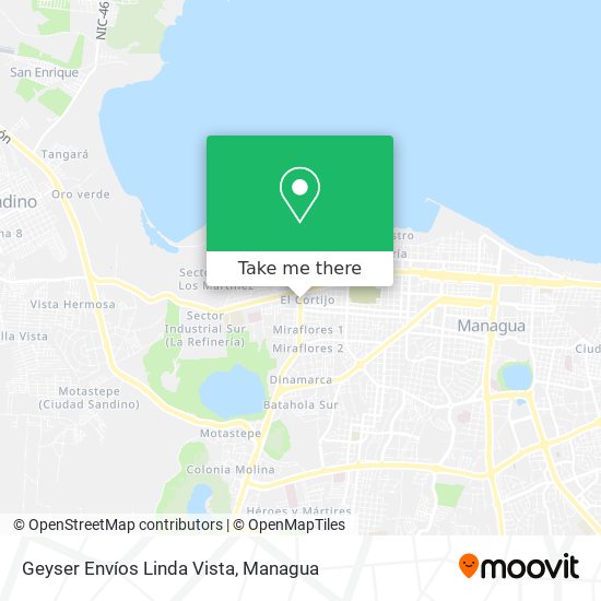 Geyser Envíos Linda Vista map