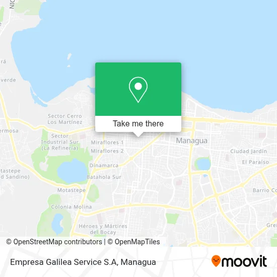 Empresa Galilea Service S.A map