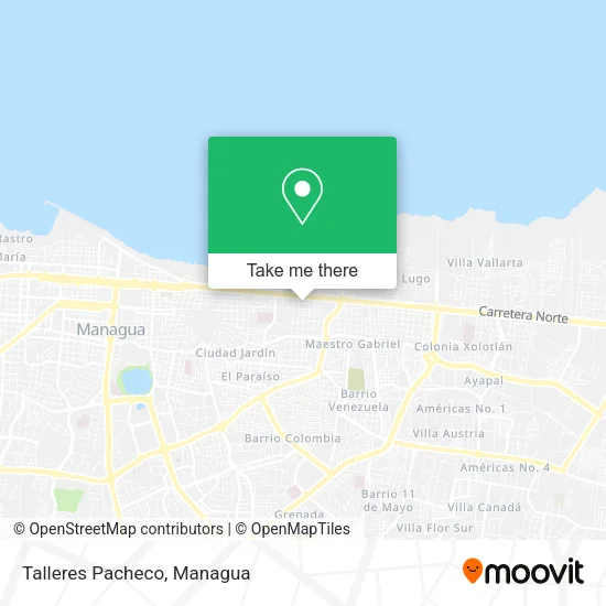 Talleres Pacheco map