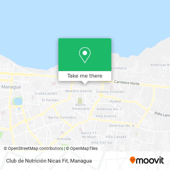Club de Nutrición Nicas Fit map