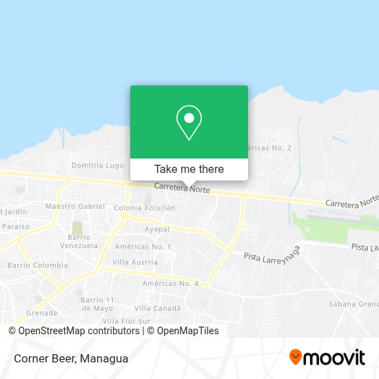 Corner Beer map