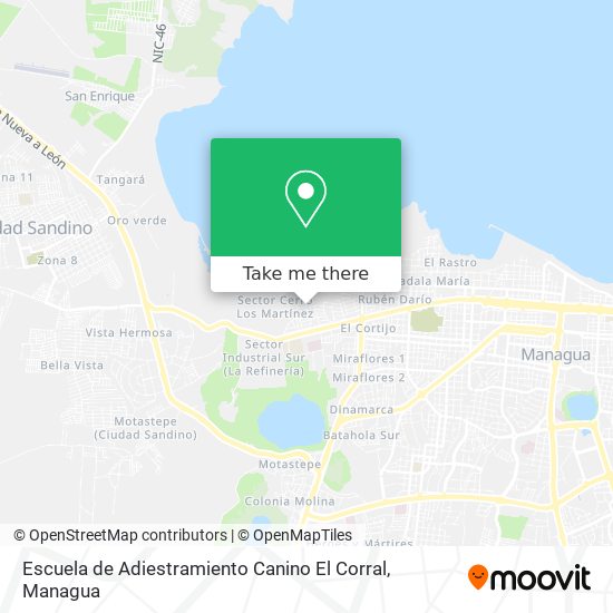 Escuela de Adiestramiento Canino El Corral map