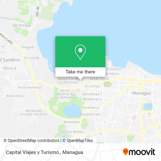 Capital Viajes y Turismo. map