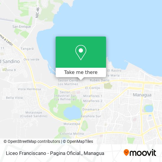 Mapa de Liceo Franciscano - Pagina Oficial.