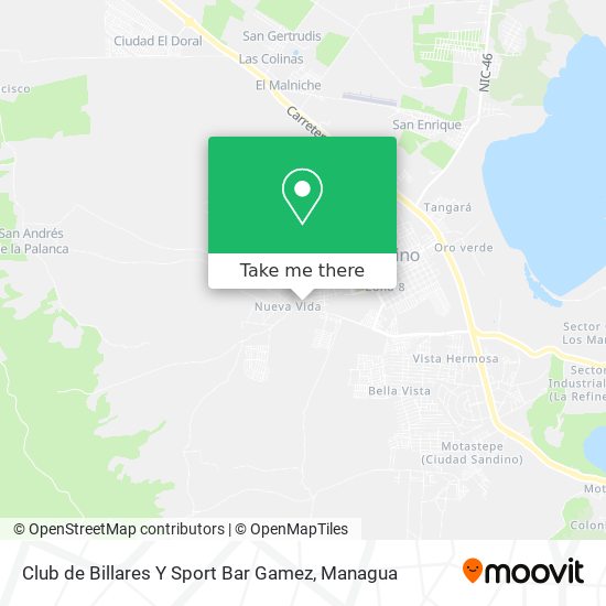 Club de Billares Y Sport Bar Gamez map