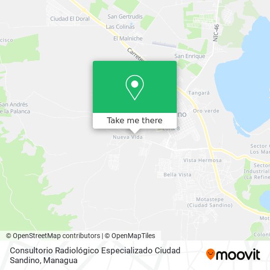 Consultorio Radiológico Especializado Ciudad Sandino map