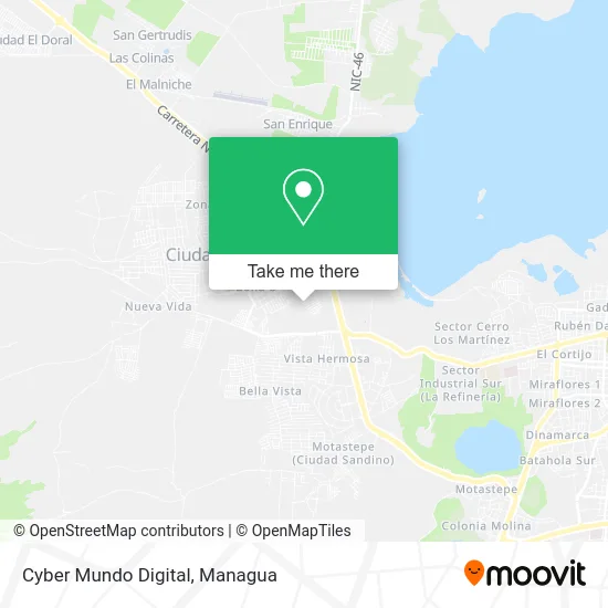 Cyber Mundo Digital map