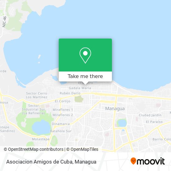Asociacion Amigos de Cuba map