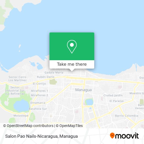 Salon Pao Nails-Nicaragua map