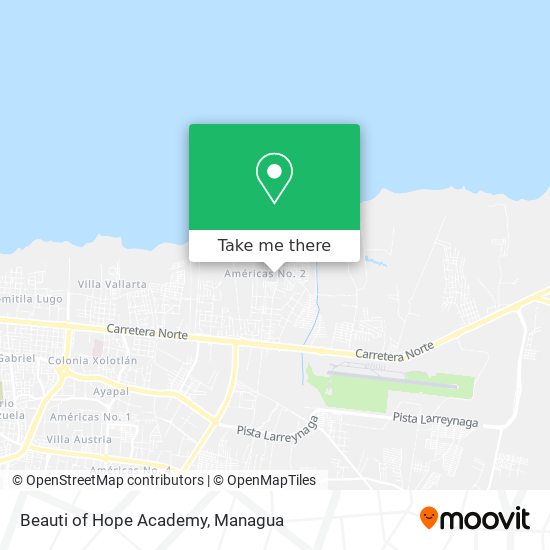Beauti of Hope Academy map