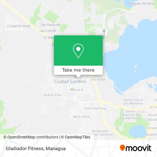 Mapa de Gladiador Fitness