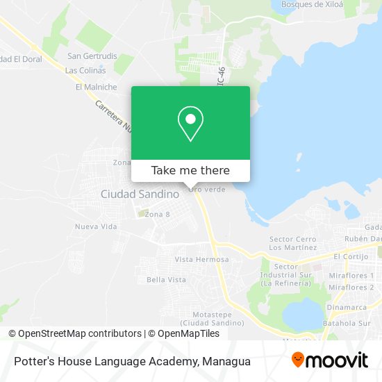 Potter's House Language Academy map