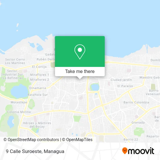 Mapa de 9 Calle Suroeste