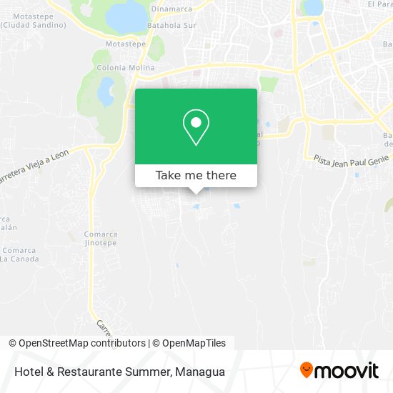 Mapa de Hotel & Restaurante Summer