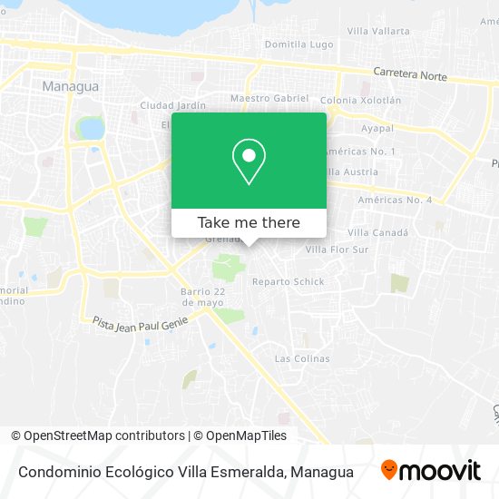 Condominio Ecológico Villa Esmeralda map