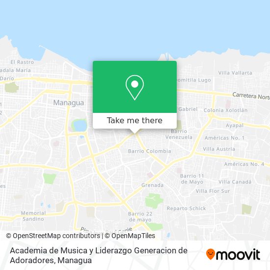 Academia de Musica y Liderazgo Generacion de Adoradores map