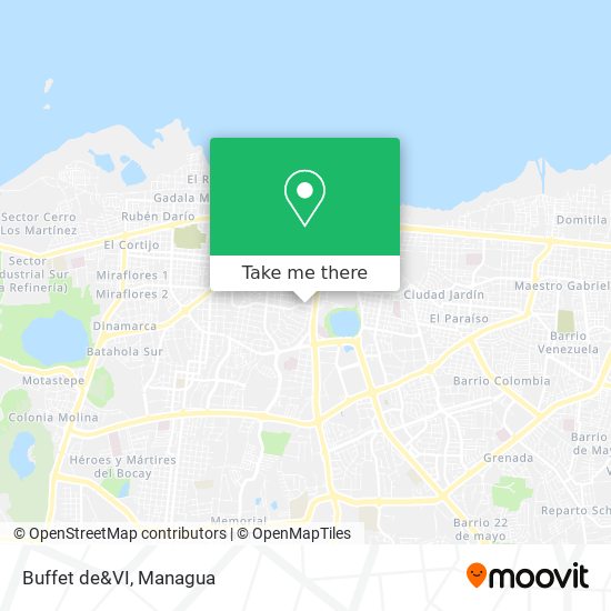 Buffet de&VI map