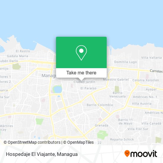 Hospedaje El Viajante map