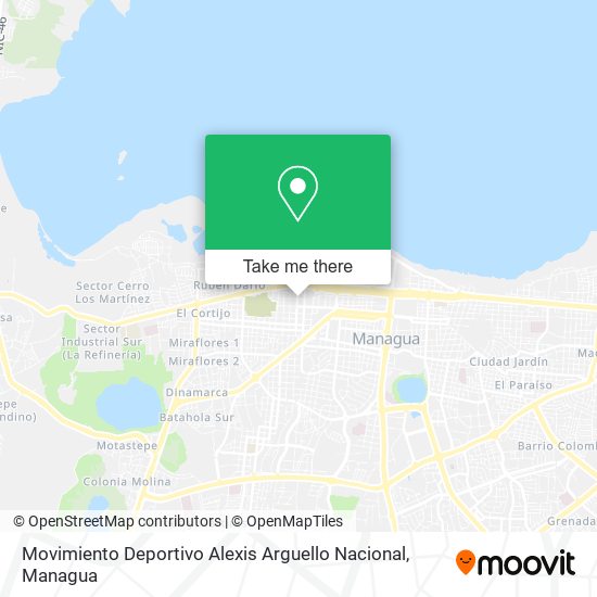 Movimiento Deportivo Alexis Arguello Nacional map