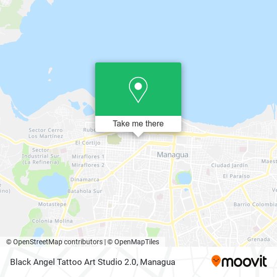 Black Angel Tattoo Art Studio 2.0 map