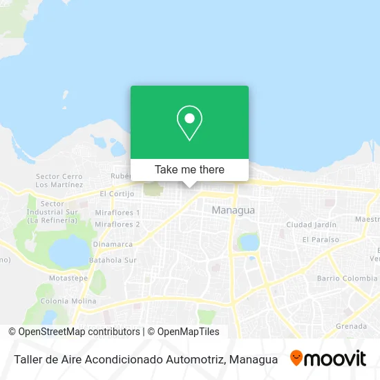 Taller de Aire Acondicionado Automotriz map