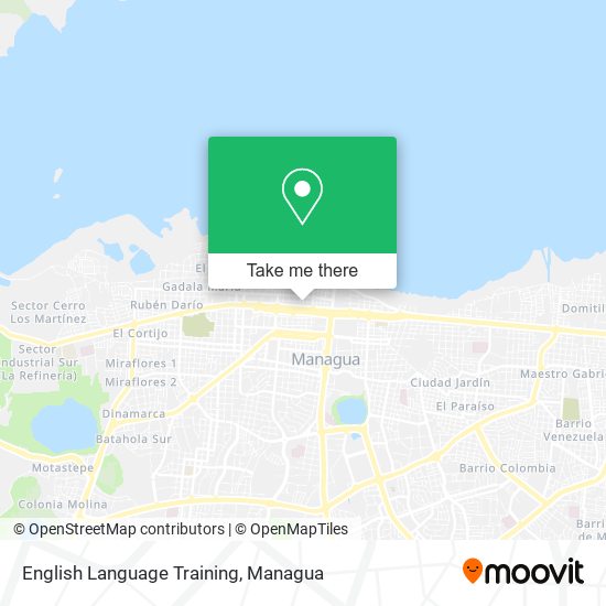 English Language Training map