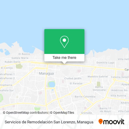 Servicios de Remodelación San Lorenzo map