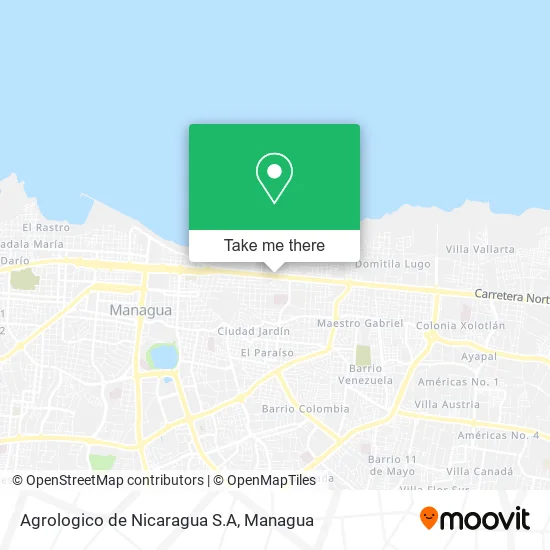 Agrologico de Nicaragua S.A map