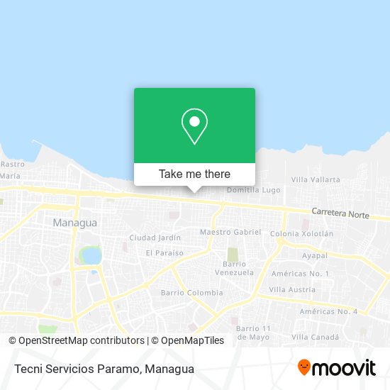 Tecni Servicios Paramo map