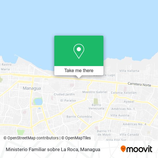 Ministerio Familiar sobre La Roca map