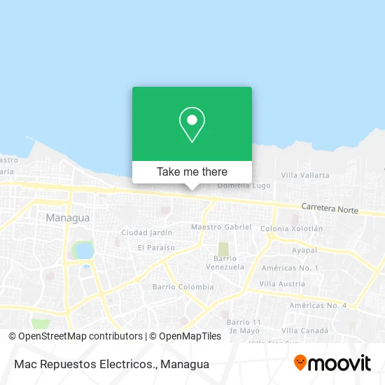 Mac Repuestos Electricos. map