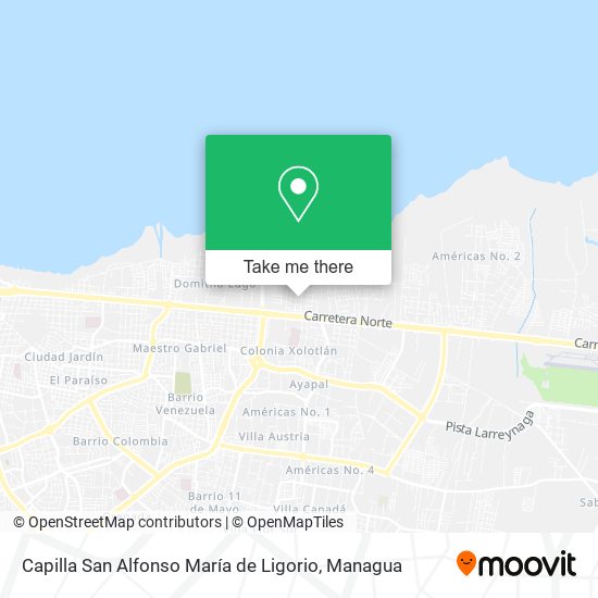 Capilla San Alfonso María de Ligorio map