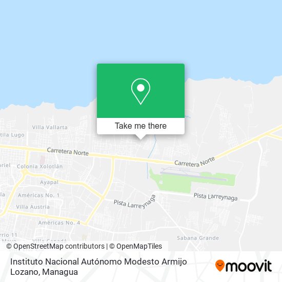 Instituto Nacional Autónomo Modesto Armijo Lozano map