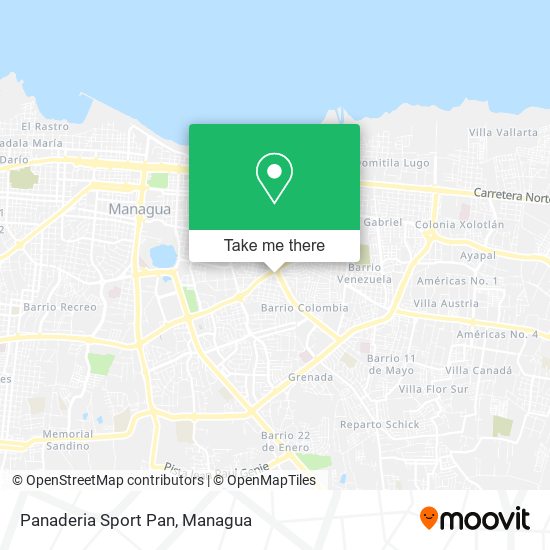 Panaderia Sport Pan map