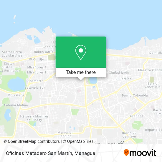 Mapa de Oficinas Matadero San Martín