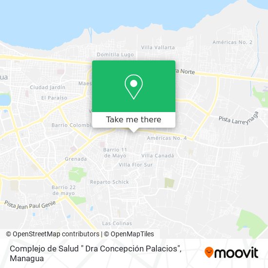 Complejo de Salud " Dra Concepción Palacios" map